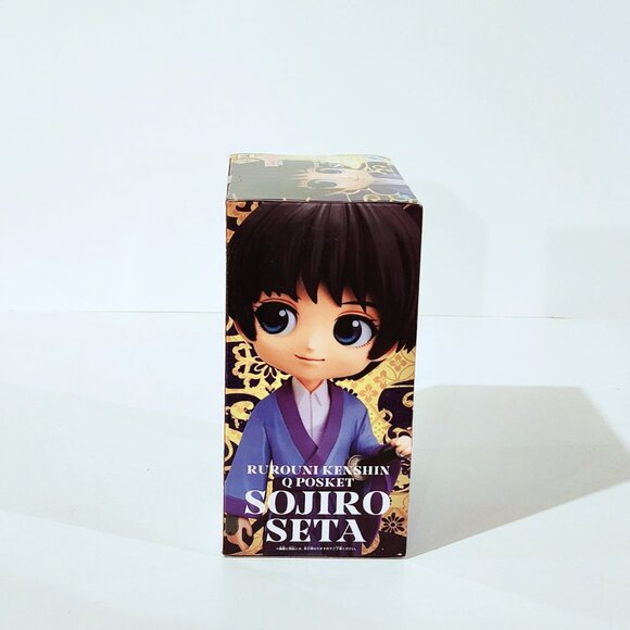 New Banpresto Rurouni Kenshin Q Posket Sojiro Seta Figure 14cm Japan Toreba - Picture 3 of 5